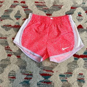 Nike Coral Polka Dot Dri-FIT Shorts